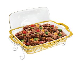 Vicenza Penghangat Makanan Chrome Gemini CR680